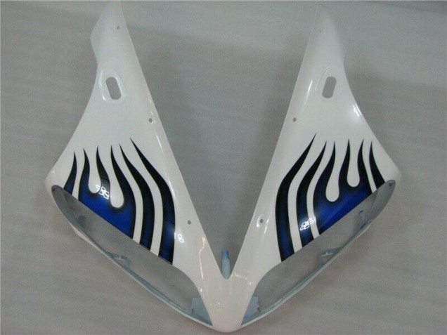 2004-2006 Weiß Blau Flamme Yamaha YZF R1 Motorrad Verkleidung 2004-2006 Weiß Blau Flamme Yamaha YZF R1 Motorrad Verkleidung