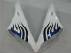 2004-2006 Weiß Blau Flamme Yamaha YZF R1 Motorrad Verkleidung 2004-2006 Weiß Blau Flamme Yamaha YZF R1 Motorrad Verkleidung