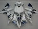 2004-2006 Weiß Blau Flamme Yamaha YZF R1 Motorrad Verkleidung 2004-2006 Weiß Blau Flamme Yamaha YZF R1 Motorrad Verkleidung