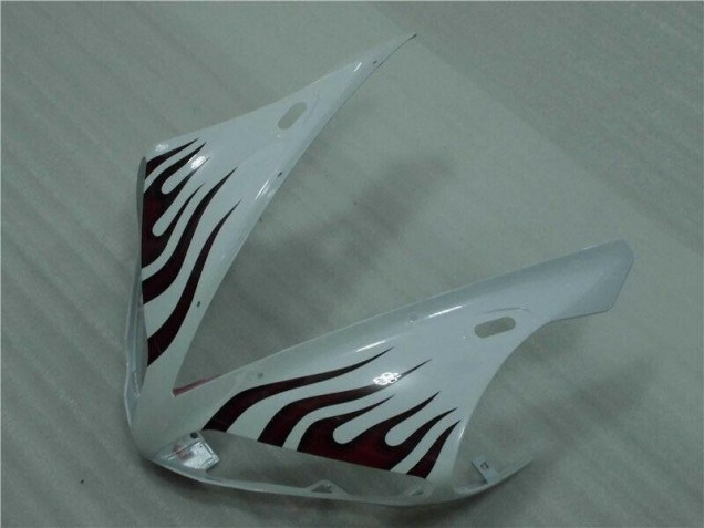 2004-2006 Weiß Rot Flamme Yamaha YZF R1 Motorrad Verkleidung 2004-2006 Weiß Rot Flamme Yamaha YZF R1 Motorrad Verkleidung