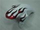 2004-2006 Weiß Rot Flamme Yamaha YZF R1 Motorrad Verkleidung 2004-2006 Weiß Rot Flamme Yamaha YZF R1 Motorrad Verkleidung