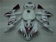 2004-2006 Weiß Rot Flamme Yamaha YZF R1 Motorrad Verkleidung 2004-2006 Weiß Rot Flamme Yamaha YZF R1 Motorrad Verkleidung