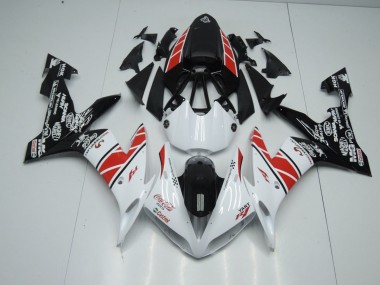 2004-2006 Weiß Schwarz Aufkleber Yamaha YZF R1 Motorrad Verkleidung