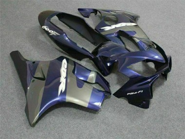 2004-2007 Blau Honda CBR600 F4i Motorrad Verkleidungen