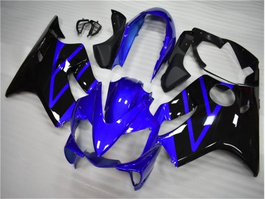 2004-2007 Blau Schwarz Honda CBR600 F4i Motorrad Verkleidung