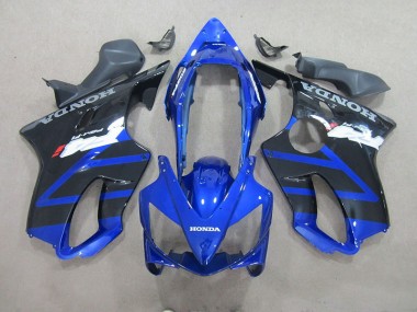 2004-2007 Blau Schwarz Honda CBR600 F4i Motorrad Verkleidungen