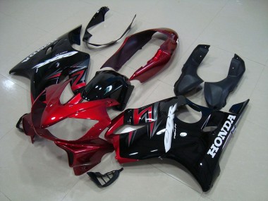 2004-2007 CUndy Rot Schwarz Honda CBR600 F4i Motorrad Verkleidung