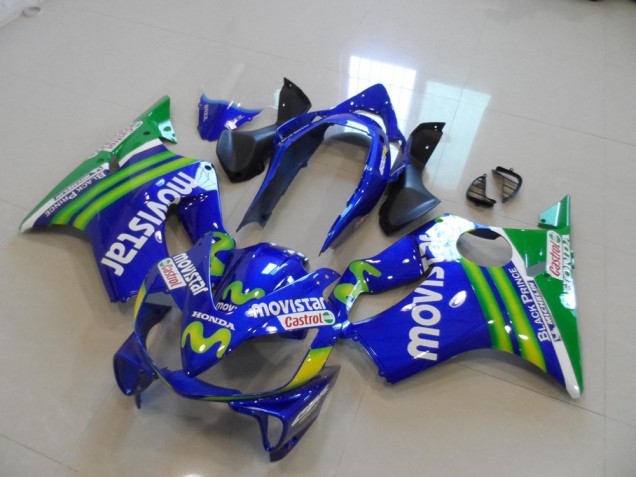 2004-2007 Movistar Honda CBR600 F4i Motorrad Verkleidung 2004-2007 Movistar Honda CBR600 F4i Motorrad Verkleidung