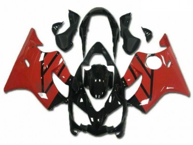 2004-2007 Rot Schwarz Honda CBR600 F4i Motorrad Verkleidung