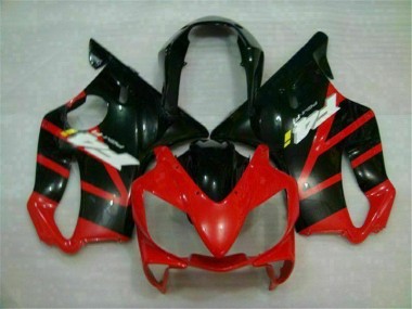 2004-2007 Rot Schwarz Honda CBR600 F4i Motorrad Verkleidungen