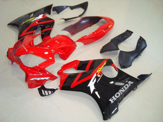 2004-2007 Schwarz Rot Honda CBR600 F4i Motorrad Verkleidungen 2004-2007 Schwarz Rot Honda CBR600 F4i Motorrad Verkleidungen