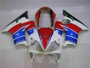 2004-2007 Weiß Rot Honda CBR600 F4i Motorrad Verkleidung