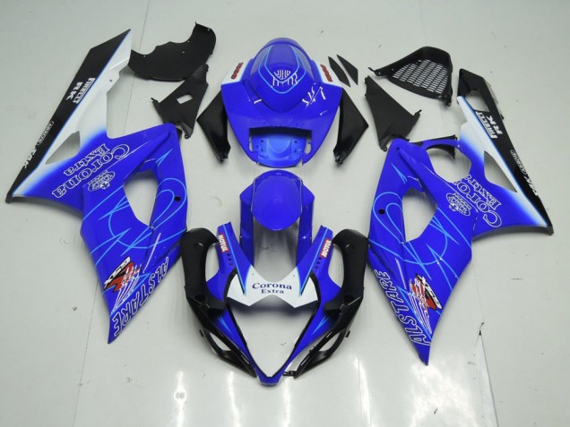 2005-2006 Blau Corona Suzuki GSXR 1000 Motorrad Verkleidung 2005-2006 Blau Corona Suzuki GSXR 1000 Motorrad Verkleidung