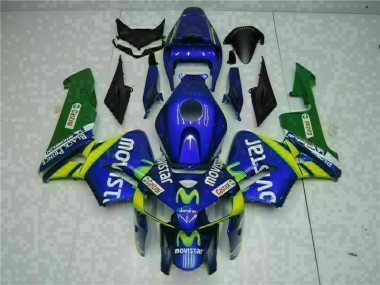 2005-2006 Blau Honda CBR600RR Motorrad Verkleidung & Plastik