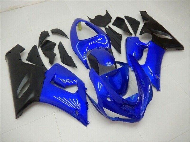 2005-2006 Blau Kawasaki ZX6R Motorrad Verkleidung 2005-2006 Blau Kawasaki ZX6R Motorrad Verkleidung