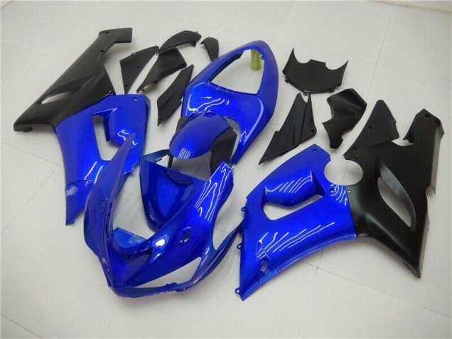 2005-2006 Blau Kawasaki ZX6R Motorrad Verkleidung 2005-2006 Blau Kawasaki ZX6R Motorrad Verkleidung