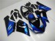 2005-2006 Blau Schwarz Kawasaki ZX6R Motorrad Verkleidung 2005-2006 Blau Schwarz Kawasaki ZX6R Motorrad Verkleidung