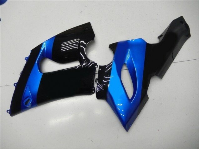 2005-2006 Blau Schwarz Kawasaki ZX6R Motorrad Verkleidung 2005-2006 Blau Schwarz Kawasaki ZX6R Motorrad Verkleidung