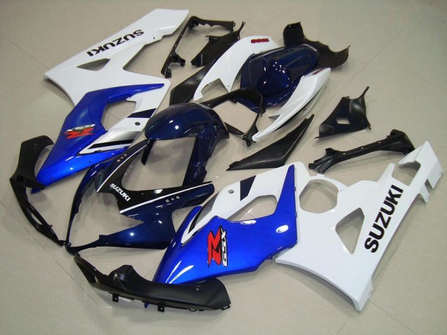 2005-2006 Blau Weiß Schwarz Suzuki GSXR 1000 Motorrad Verkleidung 2005-2006 Blau Weiß Schwarz Suzuki GSXR 1000 Motorrad Verkleidung