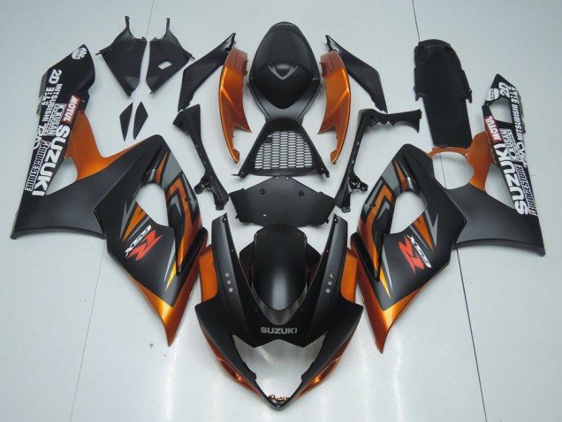 2005-2006 Braun und Matt schwarz Suzuki GSXR 1000 Motorrad Verkleidung 2005-2006 Braun und Matt schwarz Suzuki GSXR 1000 Motorrad Verkleidung