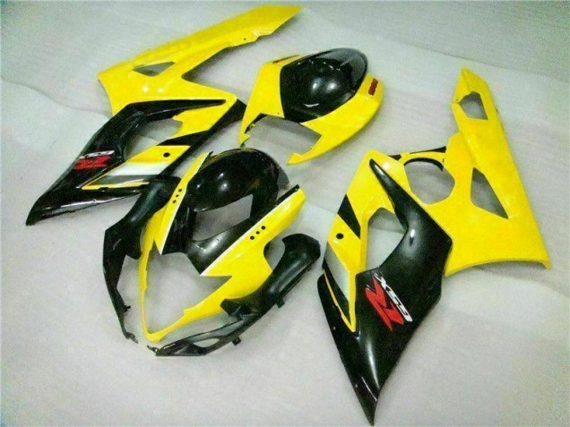 2005-2006 Gelb Schwarz Suzuki GSXR 1000 Motorrad Verkleidungen 2005-2006 Gelb Schwarz Suzuki GSXR 1000 Motorrad Verkleidungen
