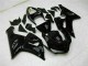 2005-2006 Glänzend Schwarz Kawasaki ZX6R Motorrad Verkleidungen 2005-2006 Glänzend Schwarz Kawasaki ZX6R Motorrad Verkleidungen