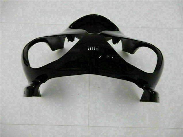 2005-2006 Glänzend Schwarz Kawasaki ZX6R Motorrad Verkleidungen 2005-2006 Glänzend Schwarz Kawasaki ZX6R Motorrad Verkleidungen