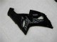 2005-2006 Glänzend Schwarz Kawasaki ZX6R Motorrad Verkleidungen 2005-2006 Glänzend Schwarz Kawasaki ZX6R Motorrad Verkleidungen