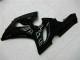 2005-2006 Glänzend Schwarz Kawasaki ZX6R Motorrad Verkleidungen 2005-2006 Glänzend Schwarz Kawasaki ZX6R Motorrad Verkleidungen