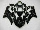 2005-2006 Glänzend Schwarz Kawasaki ZX6R Motorrad Verkleidungen 2005-2006 Glänzend Schwarz Kawasaki ZX6R Motorrad Verkleidungen
