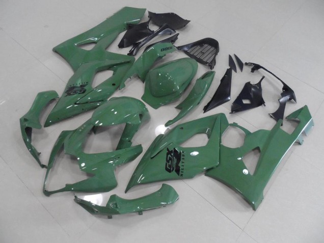 2005-2006 Glänzendes Armee grün Suzuki GSXR 1000 Motorrad Verkleidung 2005-2006 Glänzendes Armee grün Suzuki GSXR 1000 Motorrad Verkleidung