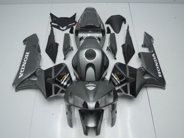 2005-2006 Grau Schwarz Honda CBR600RR Motorrad Verkleidung