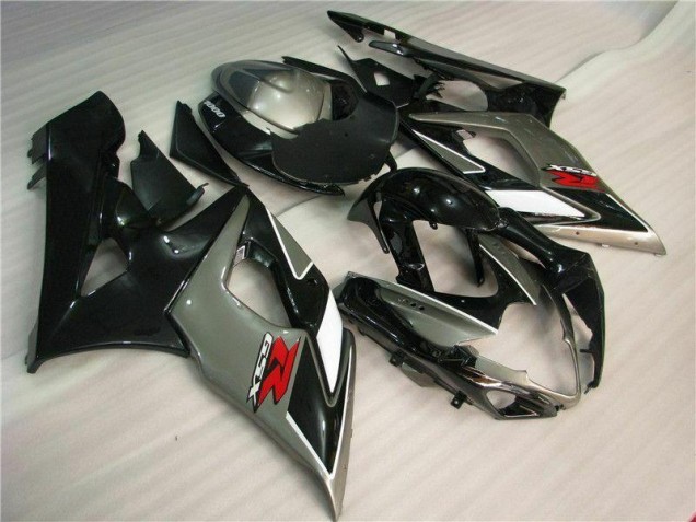 2005-2006 Grau Schwarz Suzuki GSXR 1000 Motorrad Verkleidung
