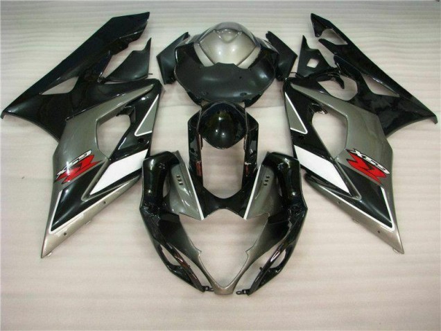 2005-2006 Grau Schwarz Suzuki GSXR 1000 Motorrad Verkleidung