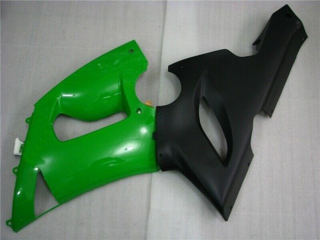 2005-2006 Grün Matt schwarz Kawasaki ZX6R Motorrad Verkleidung 2005-2006 Grün Matt schwarz Kawasaki ZX6R Motorrad Verkleidung