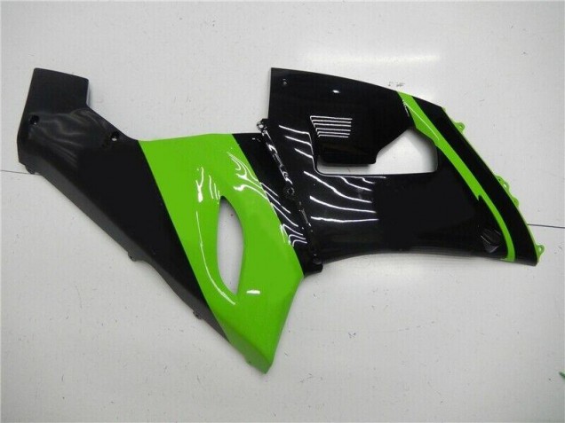 2005-2006 Grün Schwarz Kawasaki ZX6R Motorrad Verkleidungen 2005-2006 Grün Schwarz Kawasaki ZX6R Motorrad Verkleidungen