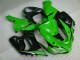 2005-2006 Grün Weiß Schwarz Kawasaki ZX6R Motorrad Verkleidung 2005-2006 Grün Weiß Schwarz Kawasaki ZX6R Motorrad Verkleidung