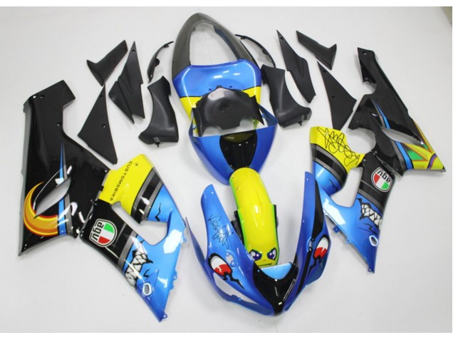 2005-2006 Hai Kawasaki ZX6R Motorrad Verkleidung 2005-2006 Hai Kawasaki ZX6R Motorrad Verkleidung