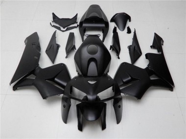 2005-2006 Matt Schwarz Honda CBR600RR Motorrad Verkleidung & Plastik