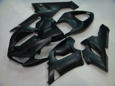 2005-2006 Matt Schwarz Kawasaki ZX6R Motorrad Verkleidung