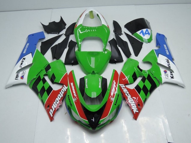 2005-2006 Motocard Kawasaki ZX6R Motorrad Verkleidung 2005-2006 Motocard Kawasaki ZX6R Motorrad Verkleidung