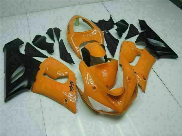 2005-2006 Orange Kawasaki ZX6R Motorrad Verkleidung