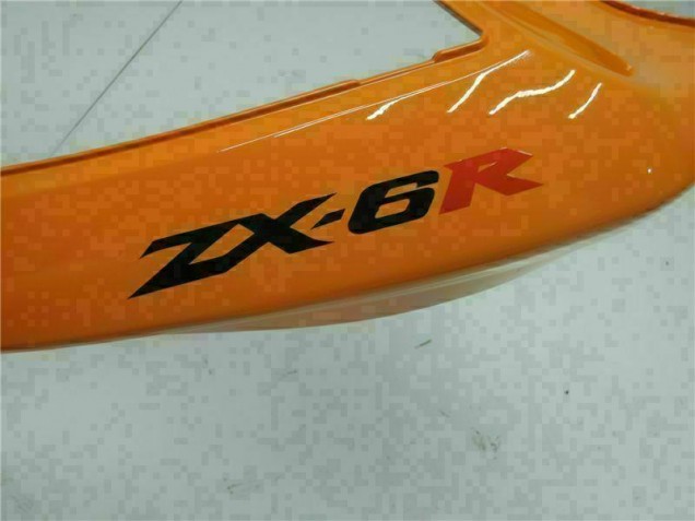 2005-2006 Orange Kawasaki ZX6R Motorrad Verkleidung