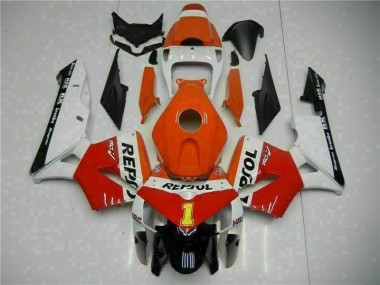 2005-2006 Orange Repsol Honda CBR600RR Motorrad Verkleidung