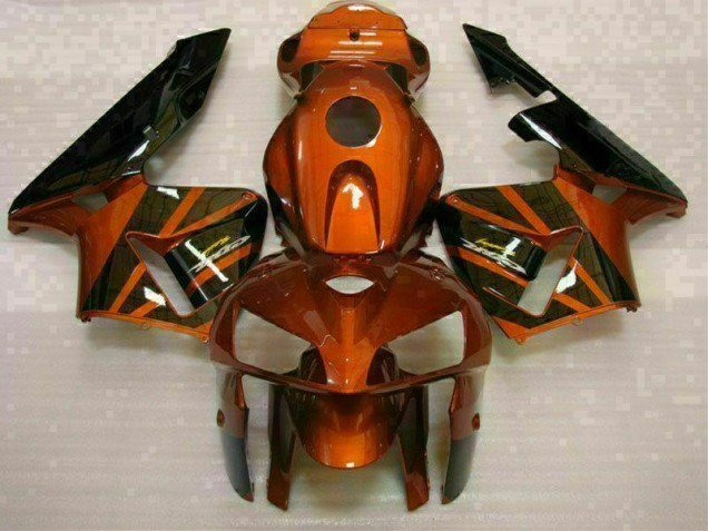 2005-2006 Orange Schwarz Honda CBR600RR Motorrad Verkleidungen 2005-2006 Orange Schwarz Honda CBR600RR Motorrad Verkleidungen