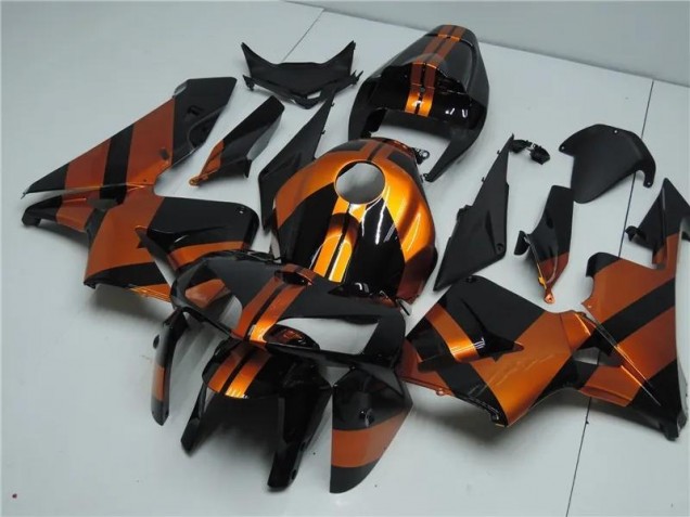 2005-2006 Orange Schwarz Honda CBR600RR Motorrad Vollverkleidung 2005-2006 Orange Schwarz Honda CBR600RR Motorrad Vollverkleidung