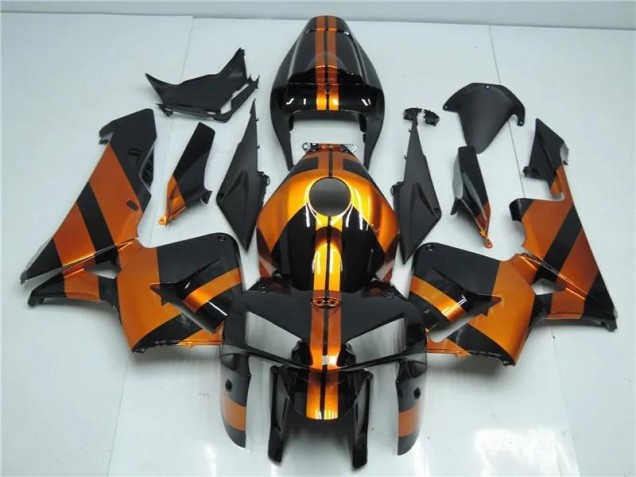 2005-2006 Orange Schwarz Honda CBR600RR Motorrad Vollverkleidung 2005-2006 Orange Schwarz Honda CBR600RR Motorrad Vollverkleidung