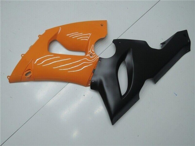 2005-2006 Orange Schwarz Kawasaki ZX6R Motorrad Verkleidung 2005-2006 Orange Schwarz Kawasaki ZX6R Motorrad Verkleidung