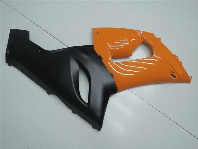 2005-2006 Orange Schwarz Kawasaki ZX6R Motorrad Verkleidung 2005-2006 Orange Schwarz Kawasaki ZX6R Motorrad Verkleidung