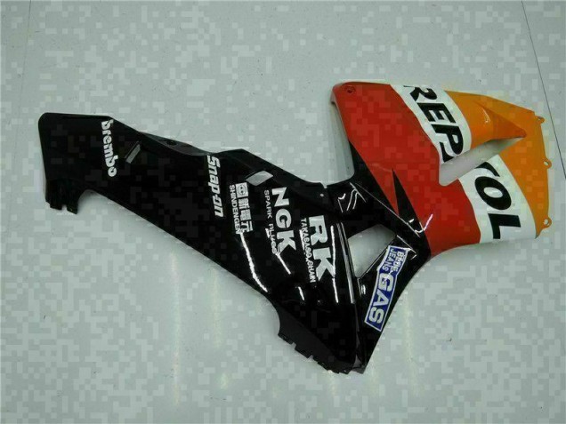 2005-2006 Orange Schwarz Repsol Honda CBR600RR Motorrad Vollverkleidung 2005-2006 Orange Schwarz Repsol Honda CBR600RR Motorrad Vollverkleidung